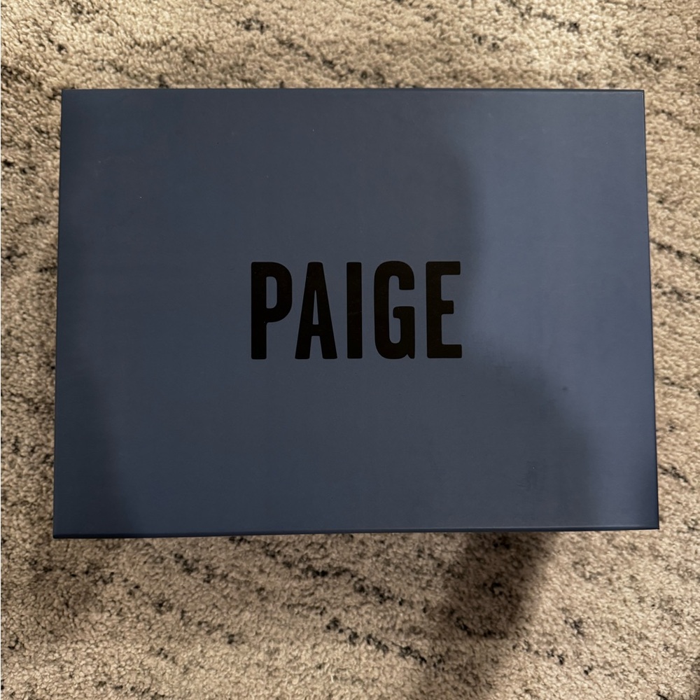 PAIGE Dark Brown Leather Pointed Toe Ankle Booties - Picture 4 of 5